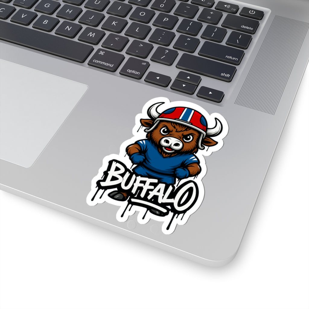 Buffalo Sports Team Kiss-Cut Stickers | Team Spirit Decor, Laptop Decals, Gift for Fans, Customizable Stickers