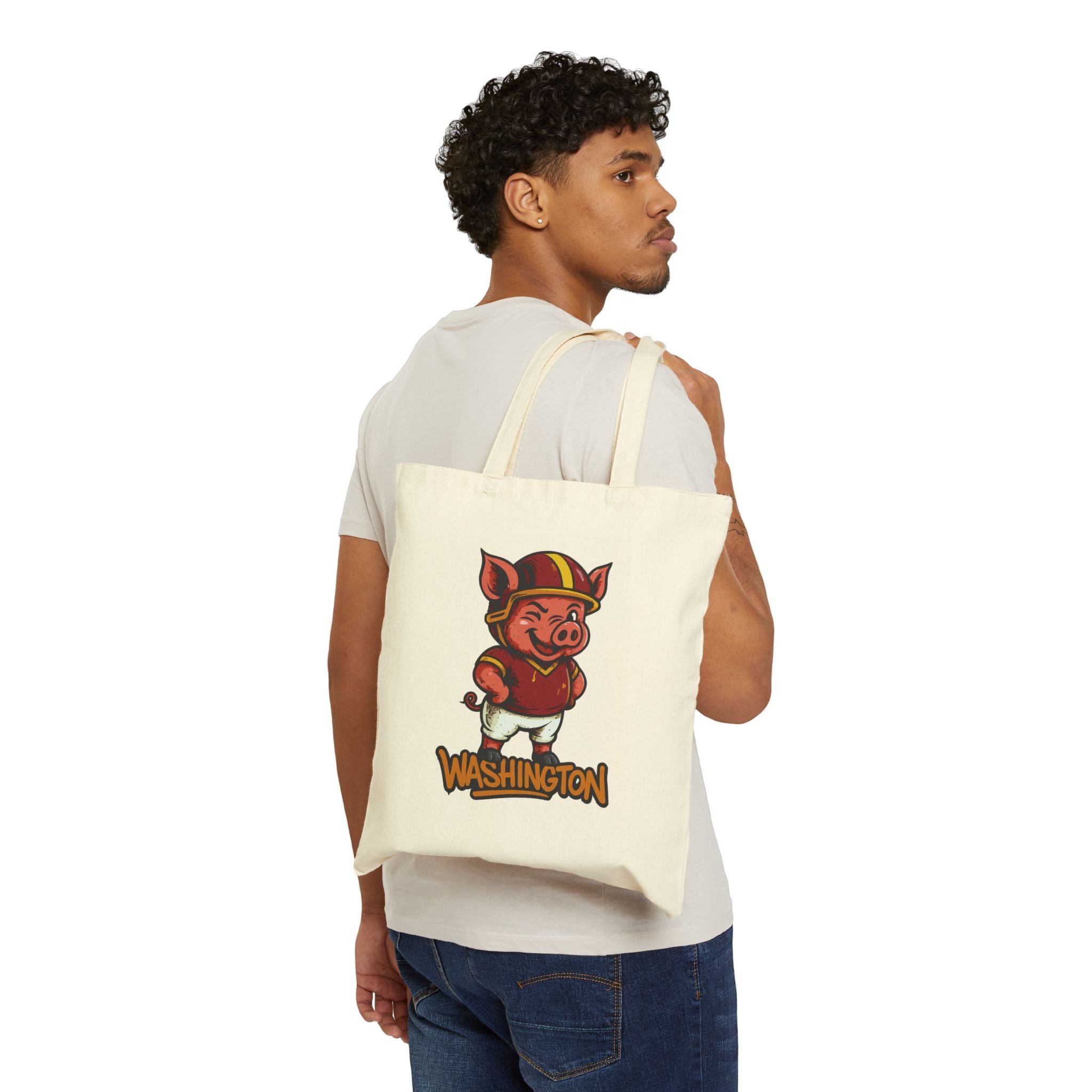 Washington Commanders Tote Bag — Cute Sports Canvas Tote for Fans