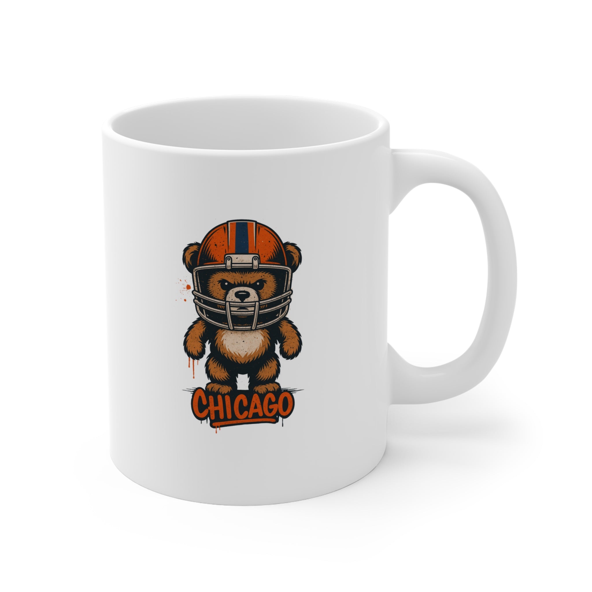 Chicago Bears Mug - 11oz Ceramic Coffee Cup for Fans