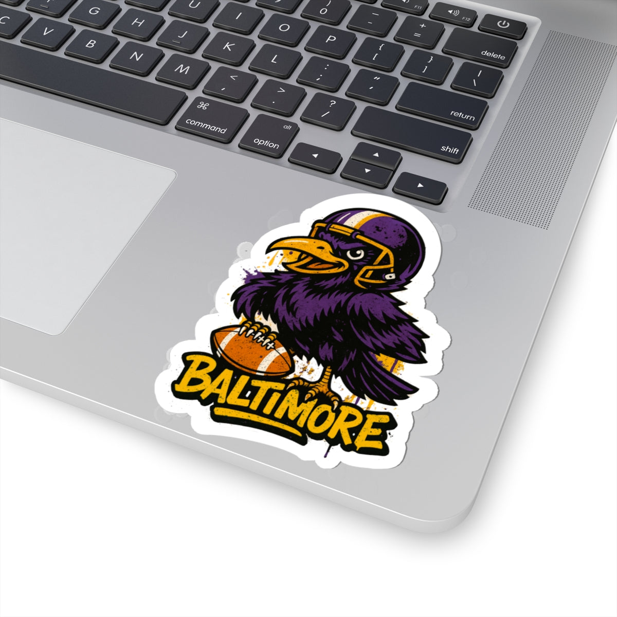 Ravens Kiss-Cut Stickers | Team Spirit Decor, Laptop Decals, Gift for Fans, Customizable Stickers