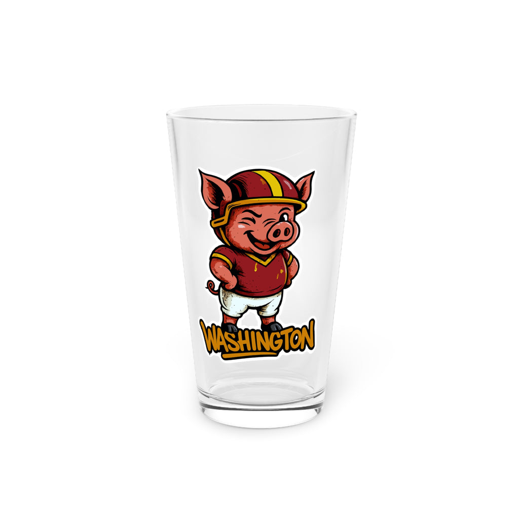 Washington Commanders Pint Glass, 16oz Beer Cup, Sports Fan Gift, Custom Drinkware, Tailgating Accessory, Party Glass
