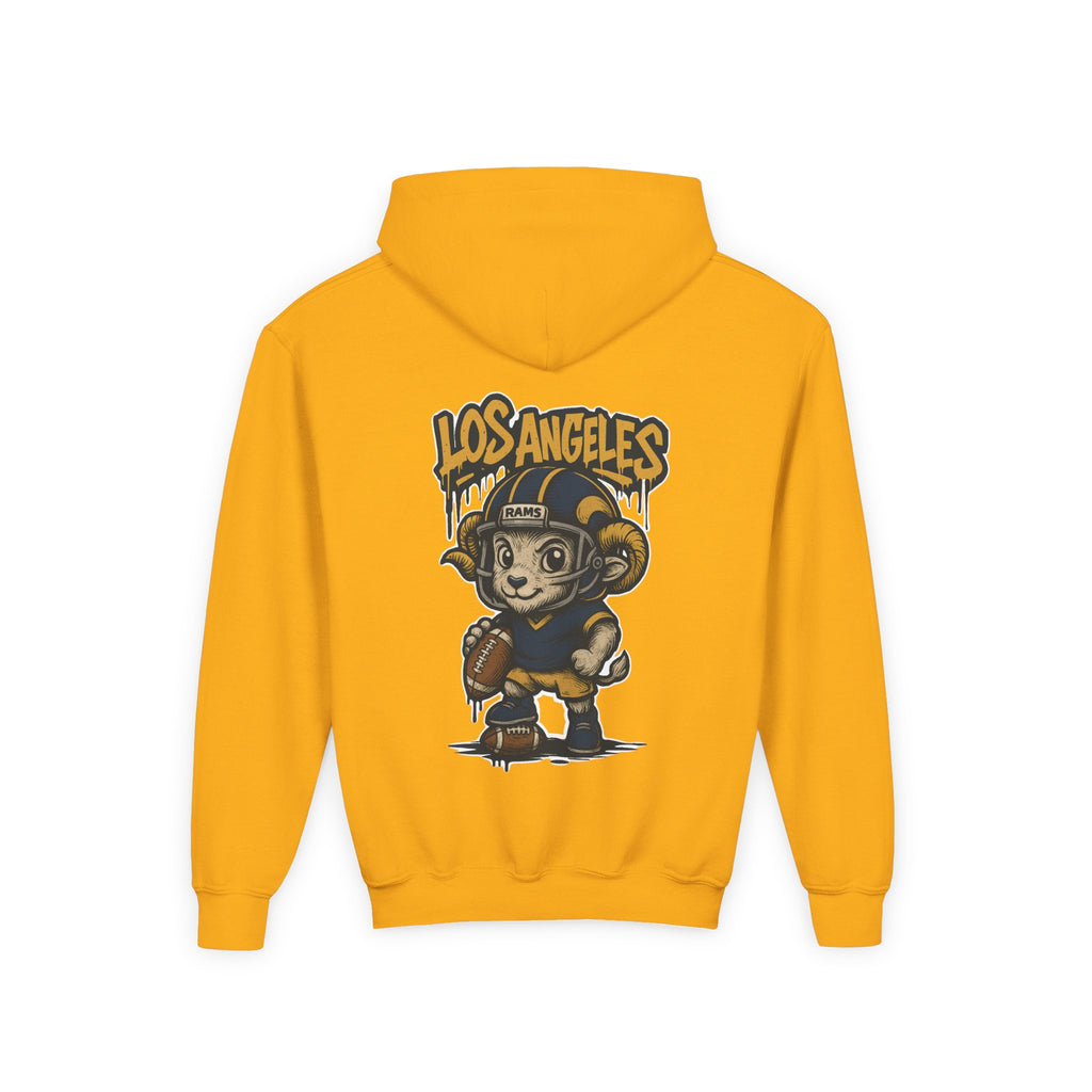 Los Angeles Rams Kids Sweatshirt – Baby Mascot Graffiti Hoodie