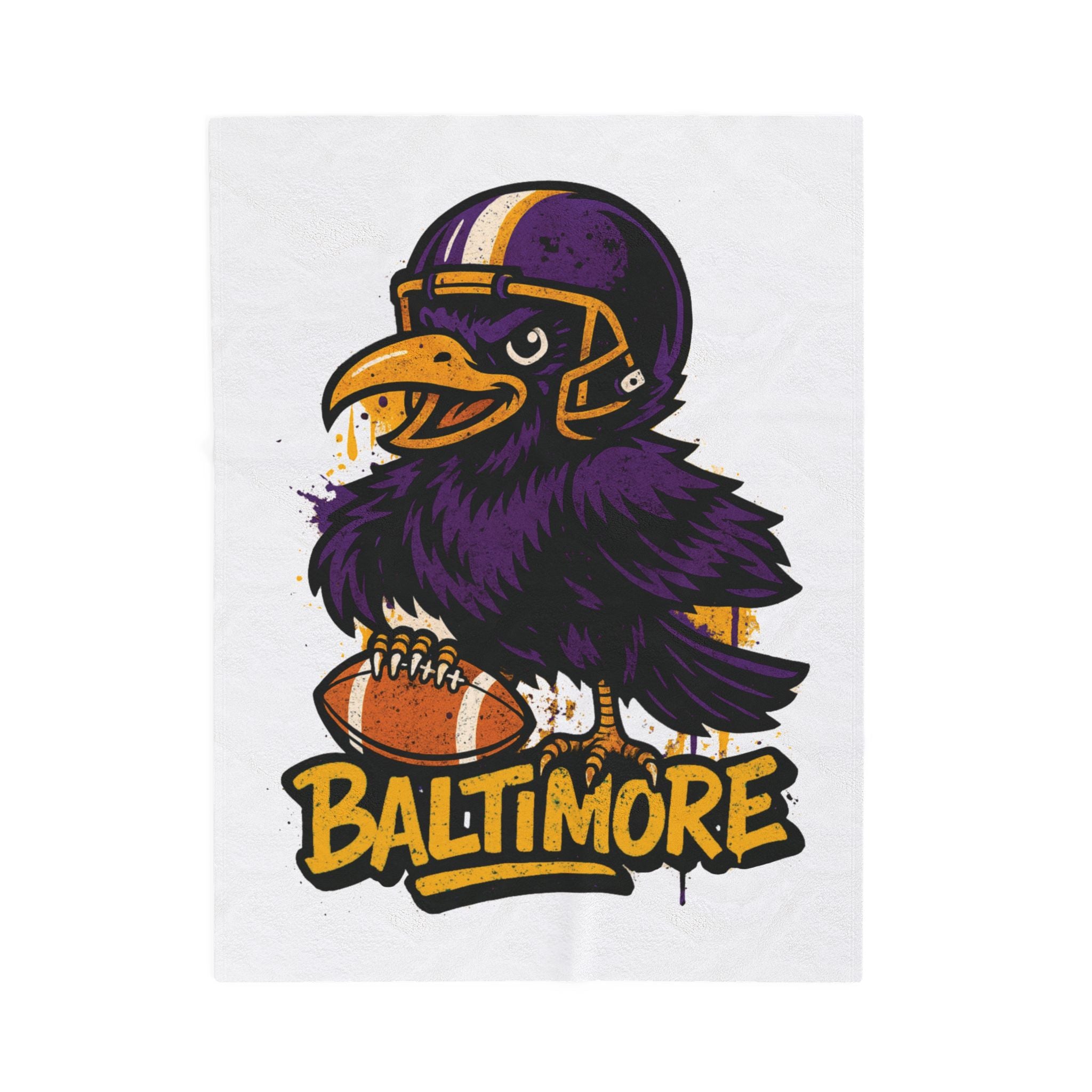 Baltimore Ravens Velveteen Blanket