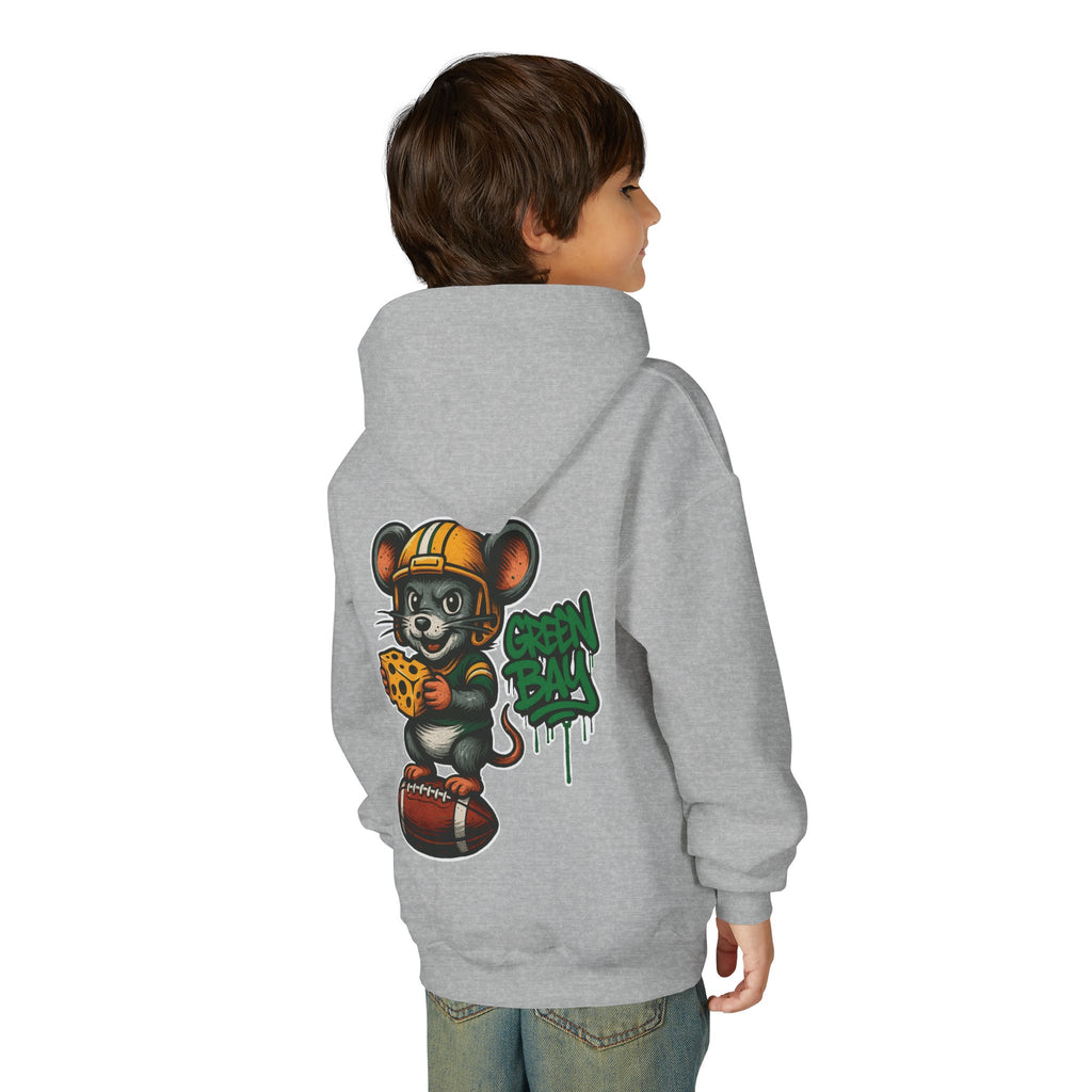 Green Bay Packers Kids Sweatshirt – Baby Mascot Graffiti Hoodie