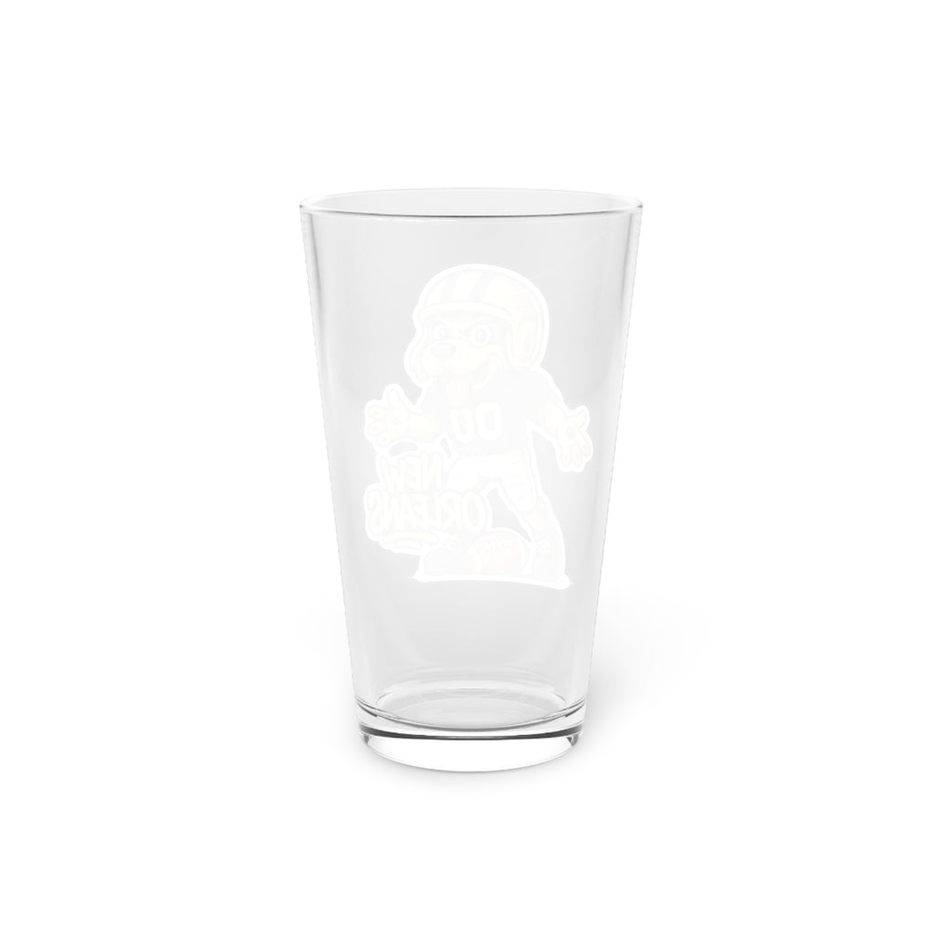 New Orleans Saints Pint Glass, 16oz Beer Cup, Sports Fan Gift, Custom Drinkware, Tailgating Accessory, Party Glass