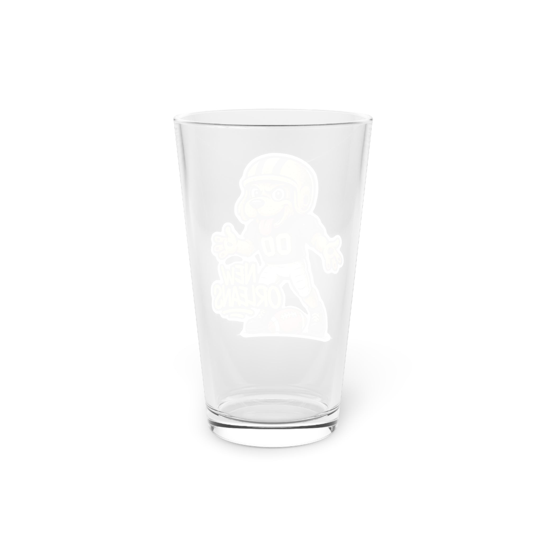 New Orleans Saints Pint Glass, 16oz Beer Cup, Sports Fan Gift, Custom Drinkware, Tailgating Accessory, Party Glass