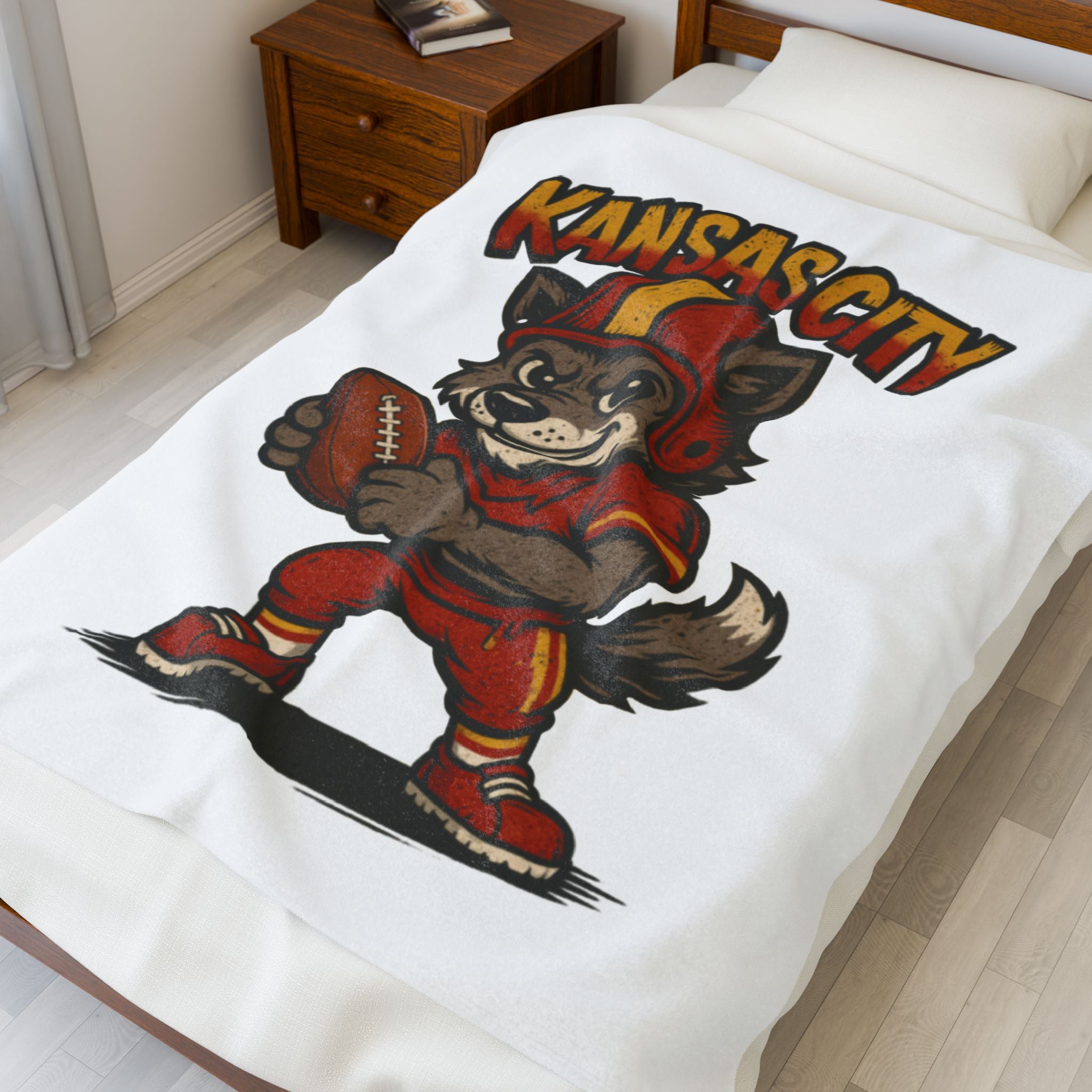 Kansas City Chiefs Velveteen Blanket