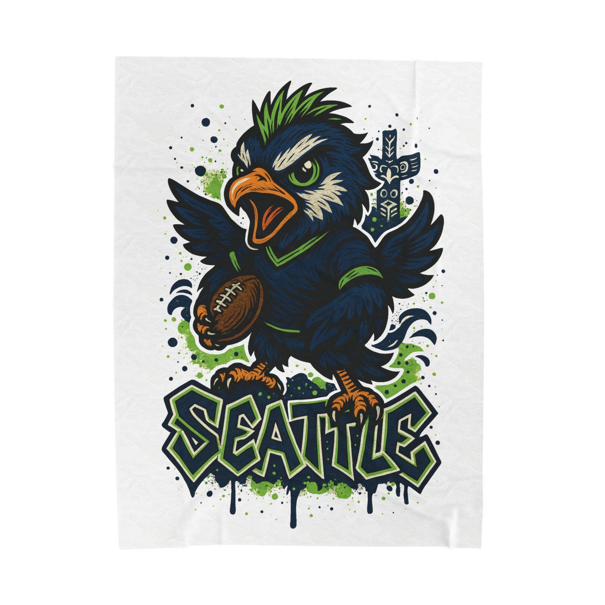 Seattle Seahawks Velveteen Blanket