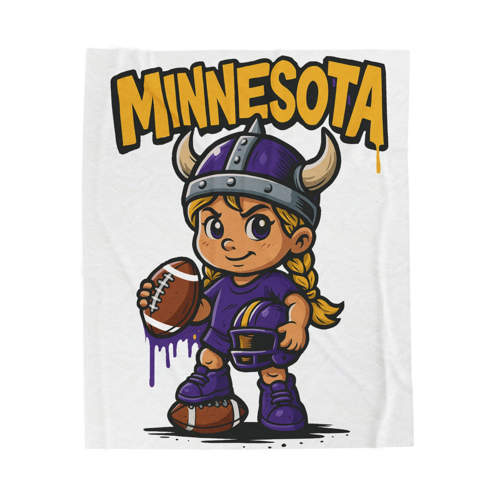 Minnesota Vikings Velveteen Blanket