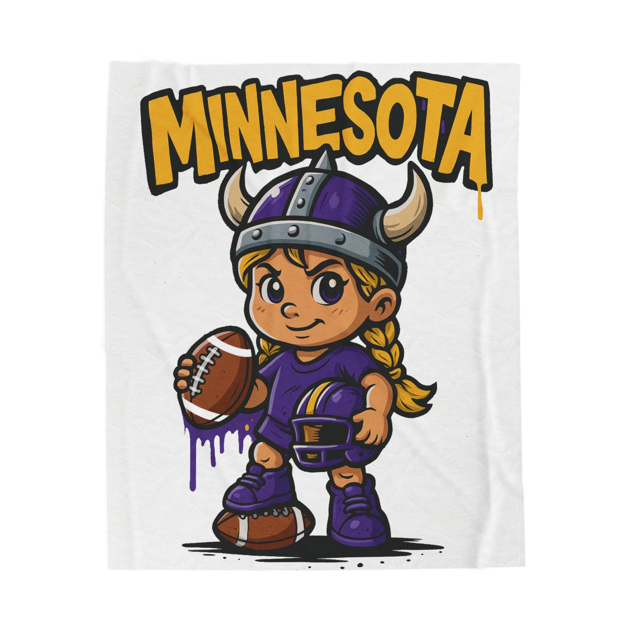 Minnesota Vikings Velveteen Blanket
