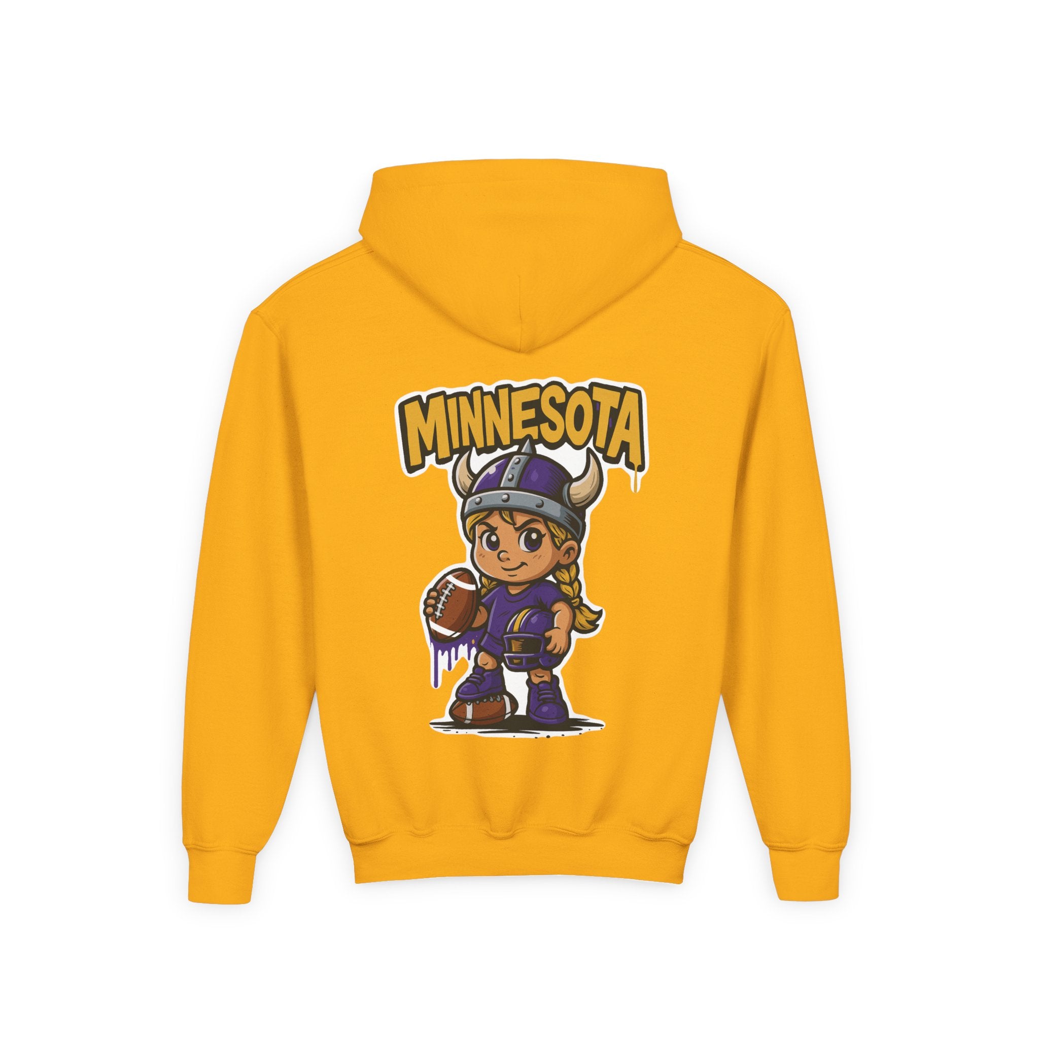Minnesota Vikings Sweatshirt– Baby Mascot Graffiti Hoodie