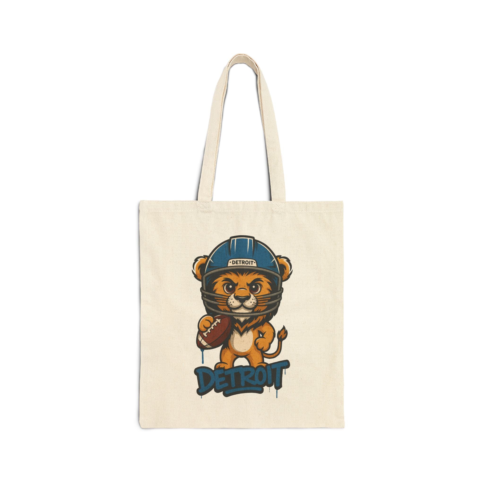 Detroit Lions Tote Bag — Cute Sports Canvas Tote for Fans