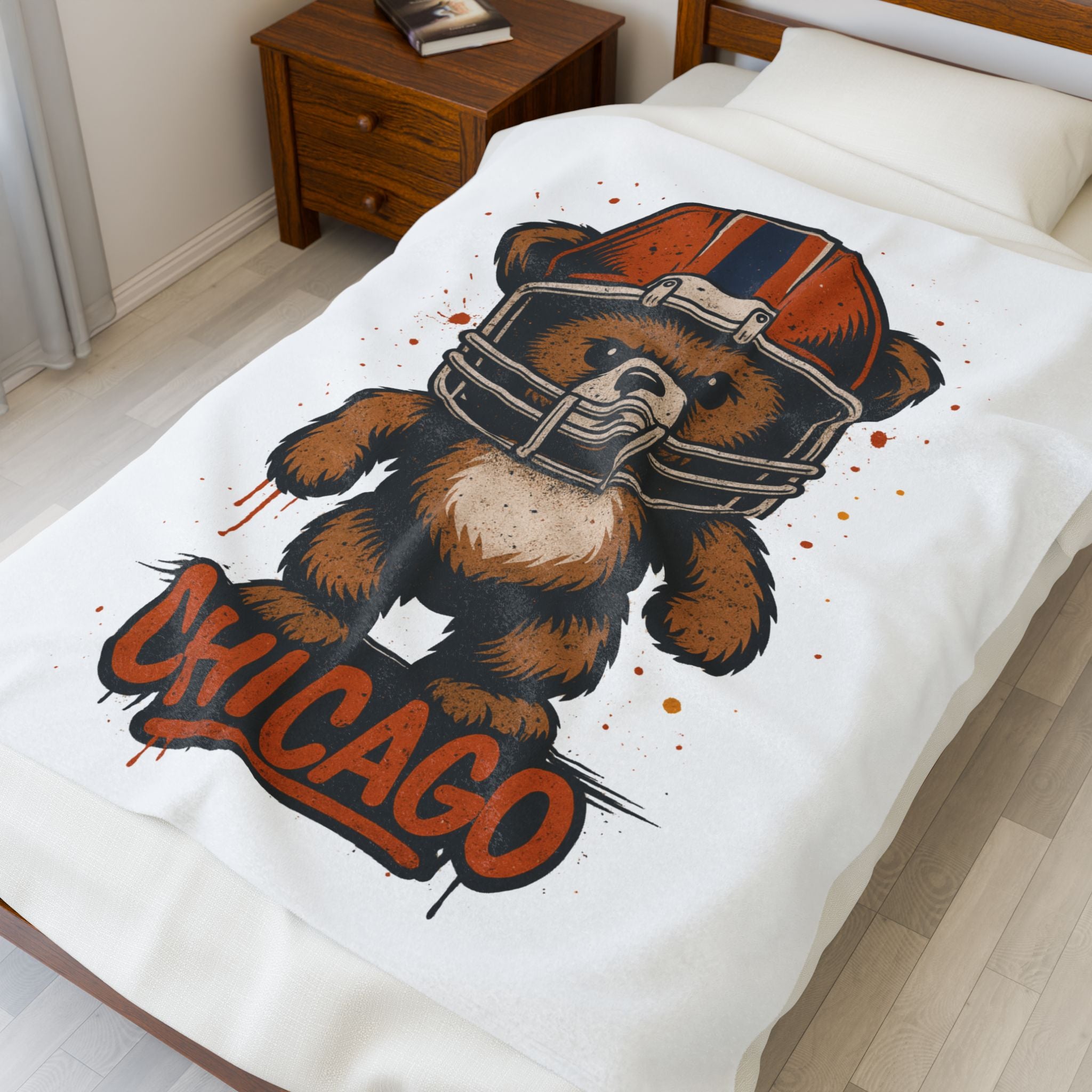 Chicago Bears Velveteen Blanket