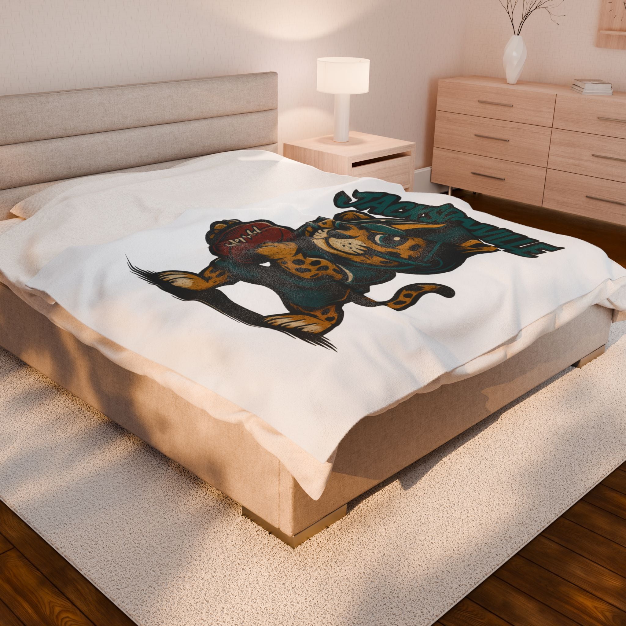 Jacksonville Jaguars Velveteen Blanket
