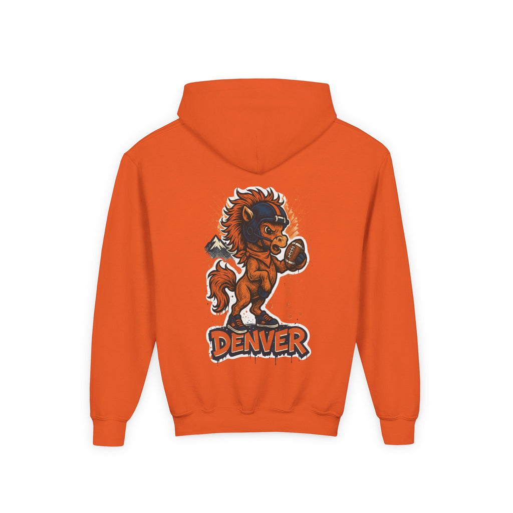 Denver Broncos Kids Sweatshirt – Baby Mascot Graffiti Hoodie