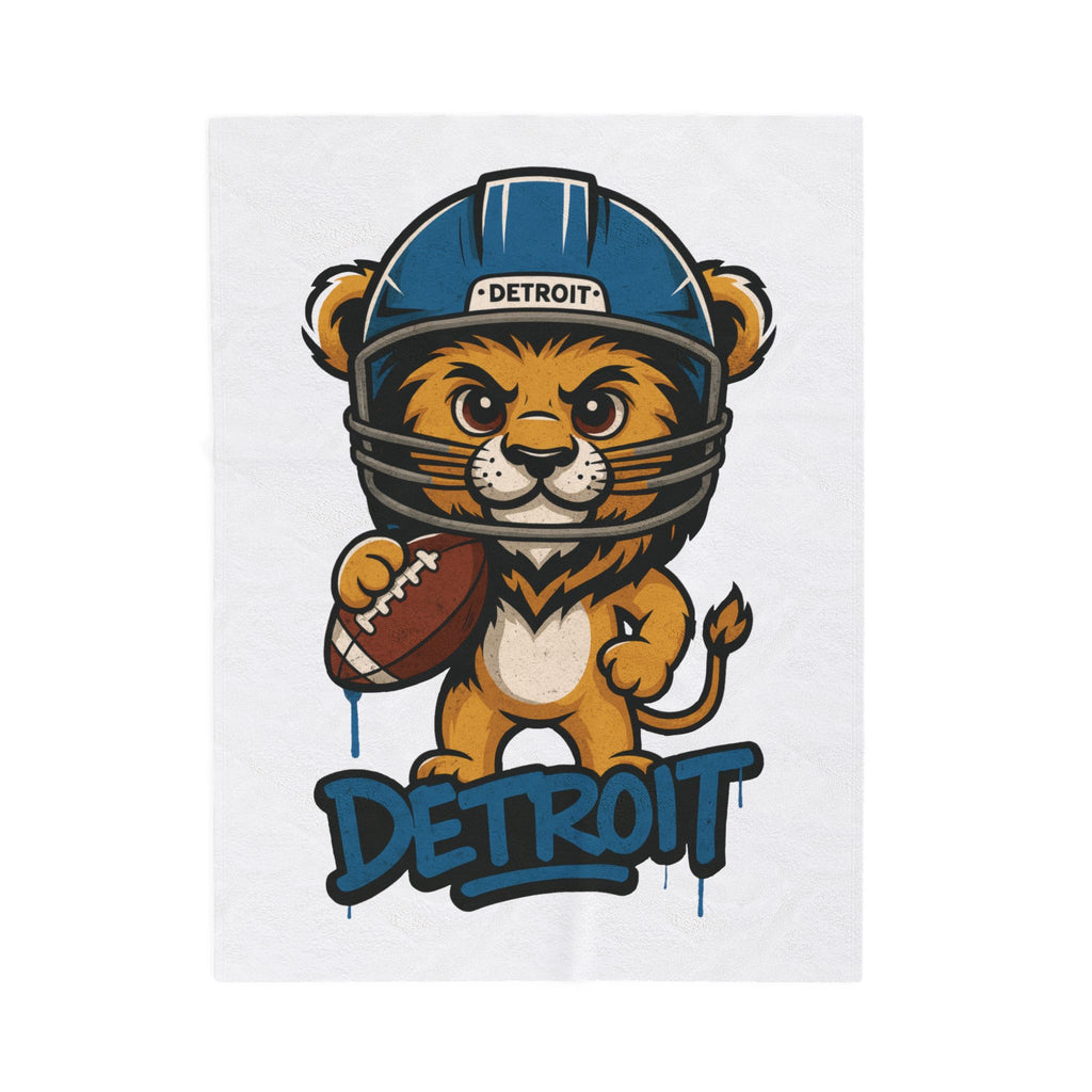 Detroit Lions Velveteen Blanket