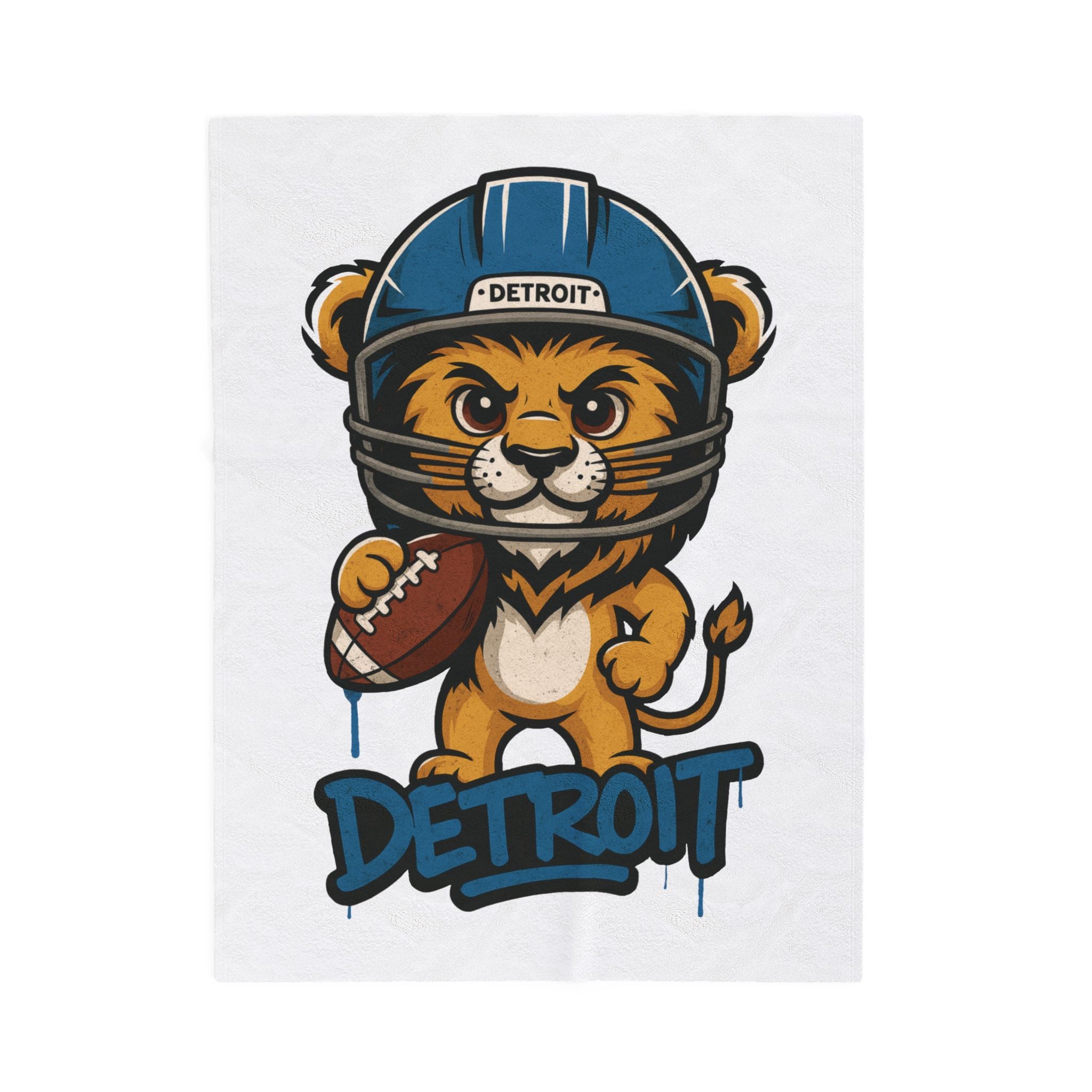 Detroit Lions Velveteen Blanket
