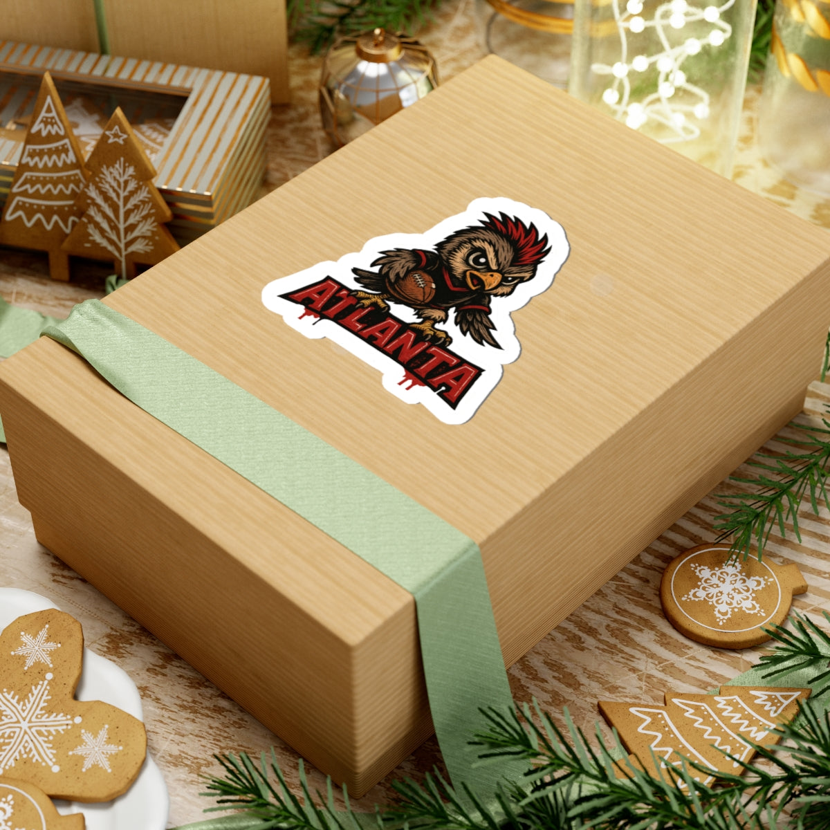 Atlanta Falcons Team Kiss-Cut Stickers | Team Spirit Decor, Laptop Decals, Gift for Fans, Customizable Stickers