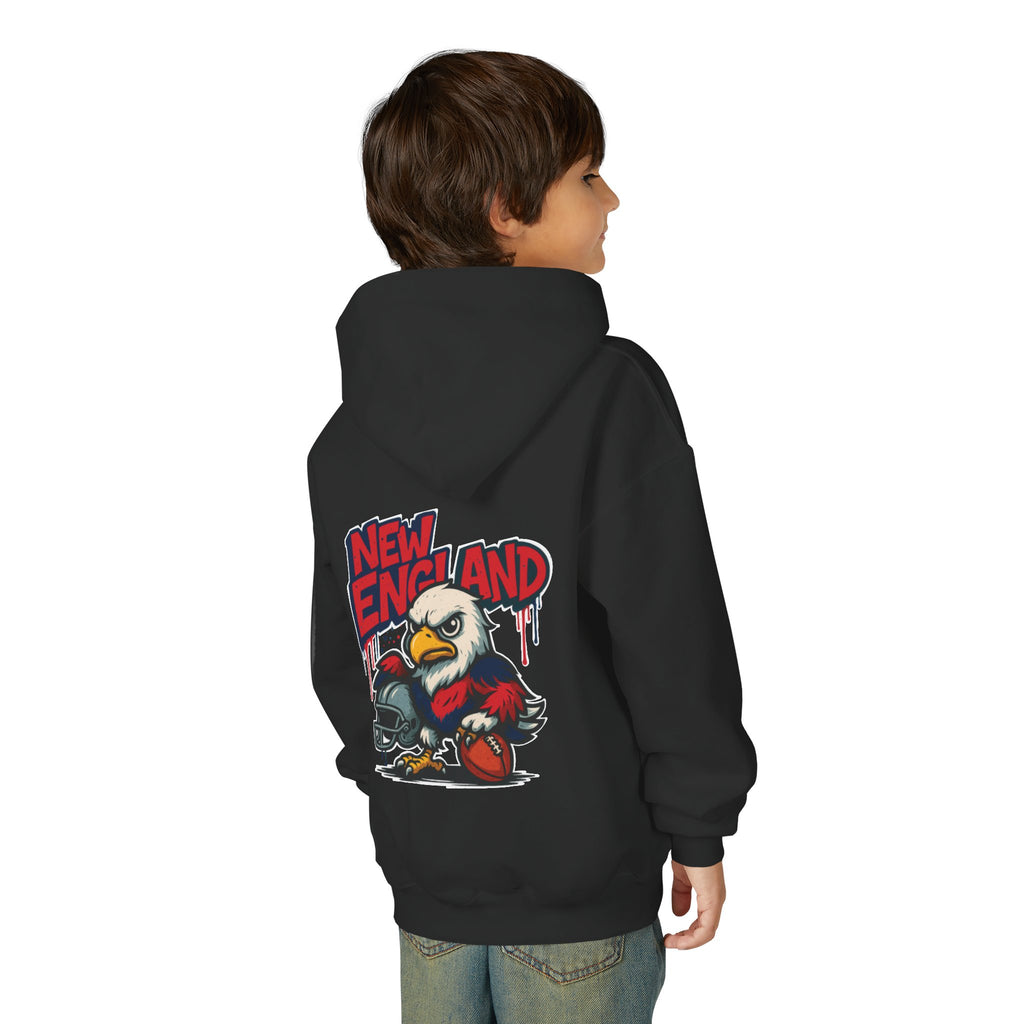New England Patriots Kids  Sweatshirt – Baby Mascot Graffiti Hoodie