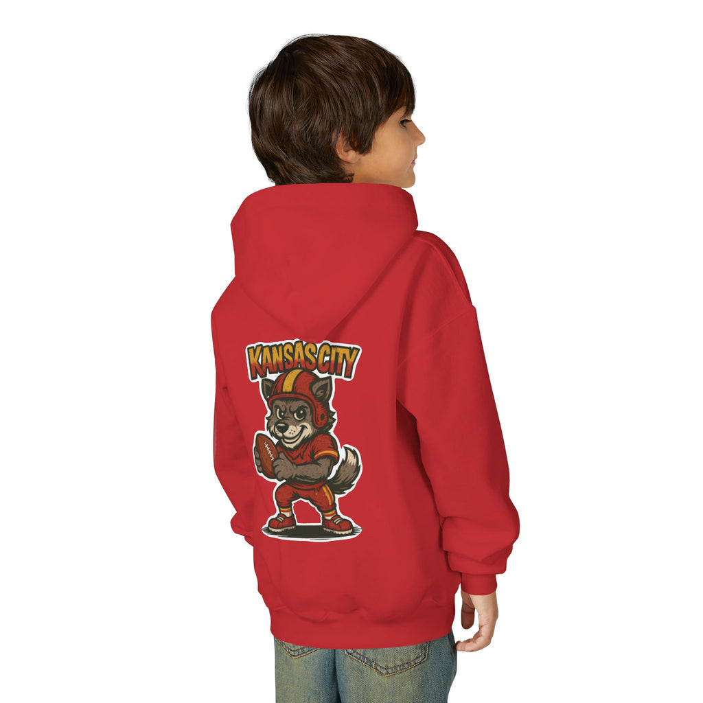 Kansas City Chiefs Kids Sweatshirt – Baby Mascot Graffiti Hoodie