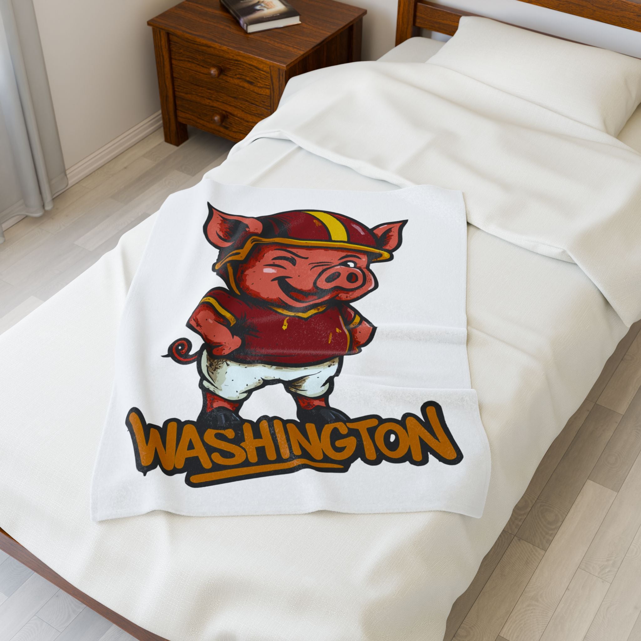 Washington Commanders Velveteen Blanket